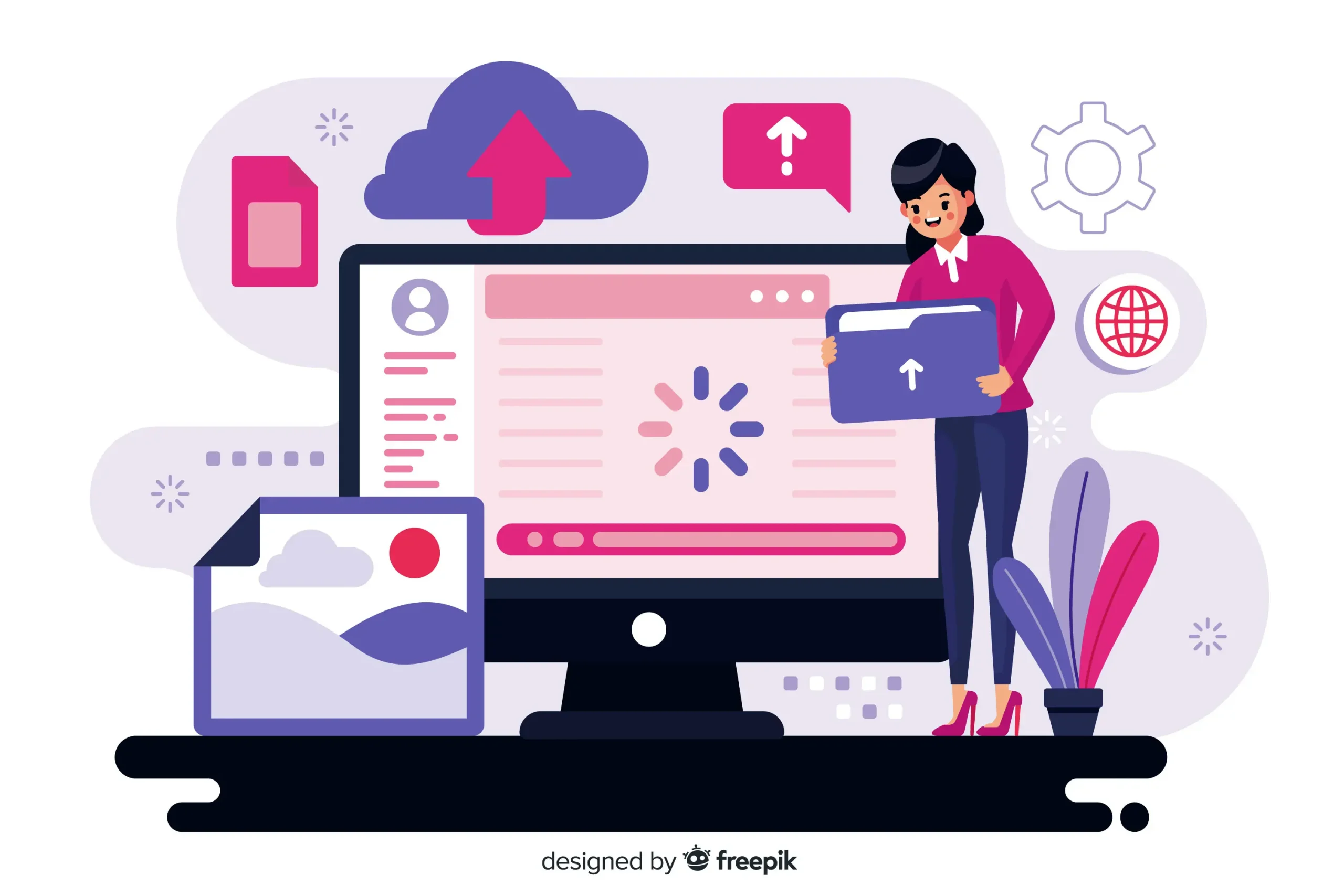 website and a web portal