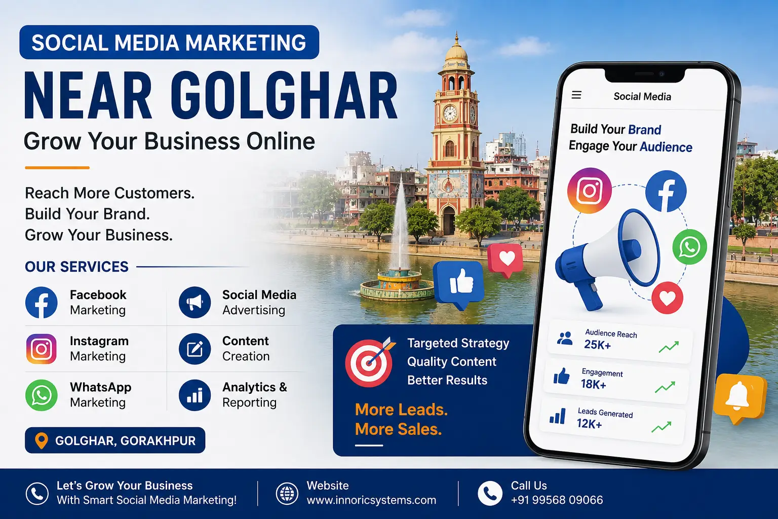Social Media Marketing Near Golghar