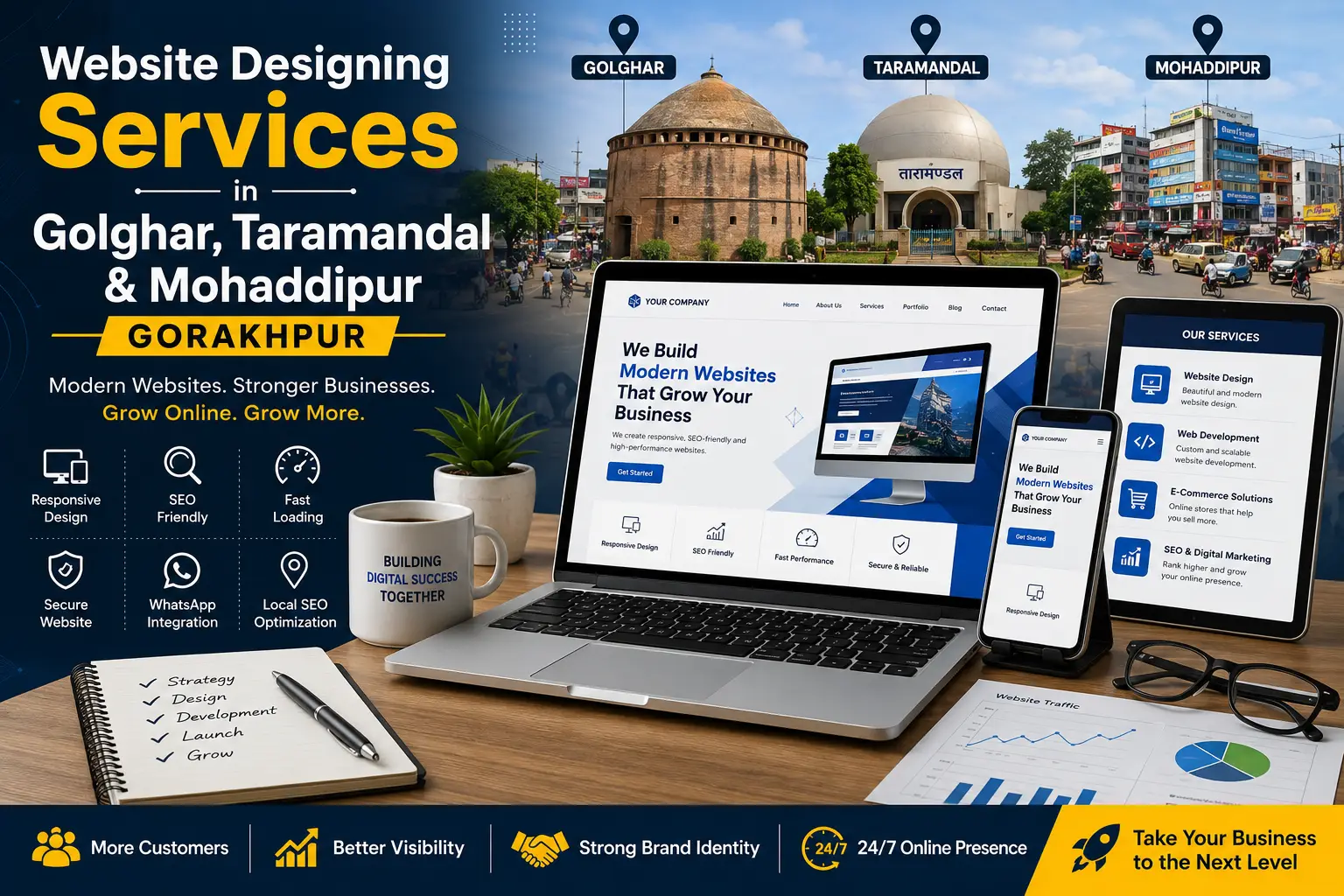 website designing services in Golghar