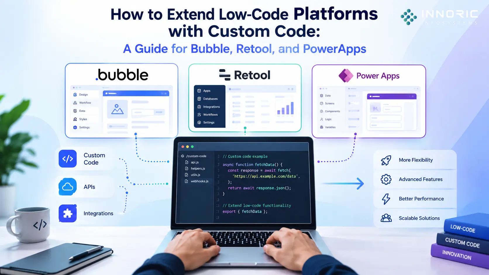 Extending Low-Code with Custom Code